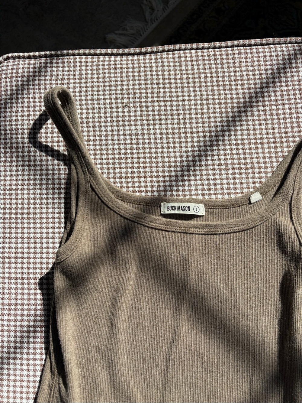 Buck Mason Women's Surplus Rib Scoop Neck Tank